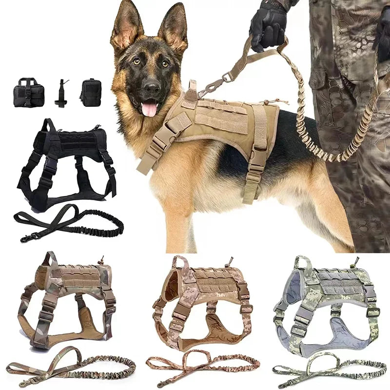 Military Tactical Dog Harness