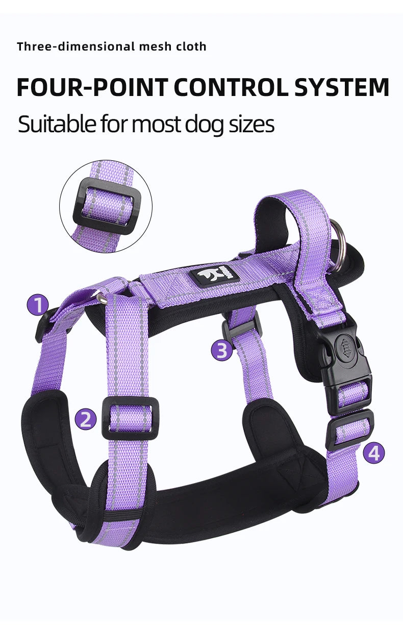 Anti-Escape Dog Harness with Handle