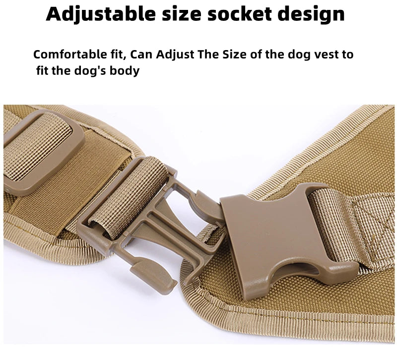 Military Tactical Dog Harness