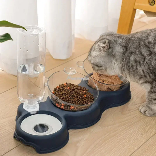 Pet Bowl Automatic Feeder 3-in-1.