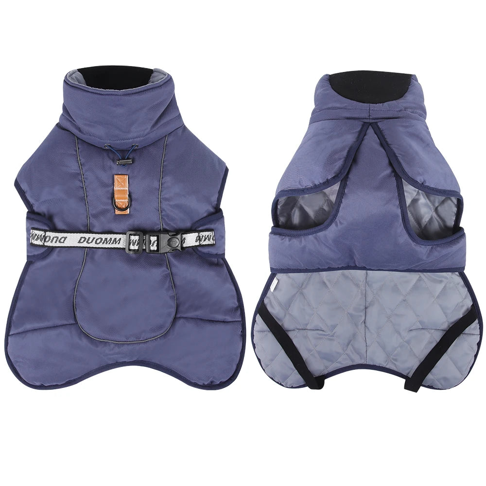 Dog Jacket Windproof Winter Warm