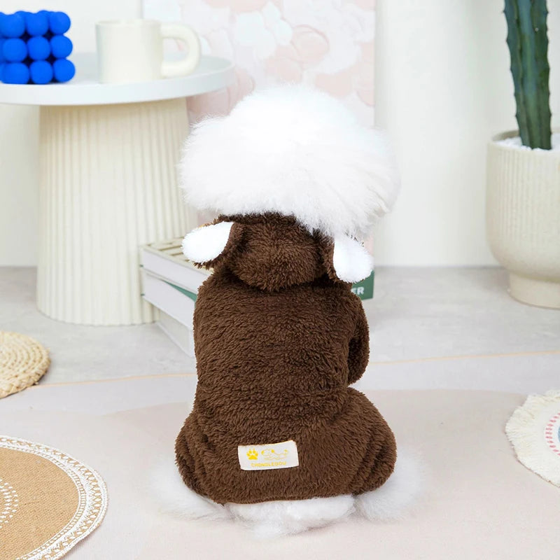 Dog Jumpsuit Winter Warm