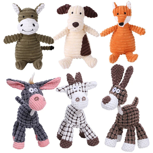 Plush Dog Toy Animals Shape