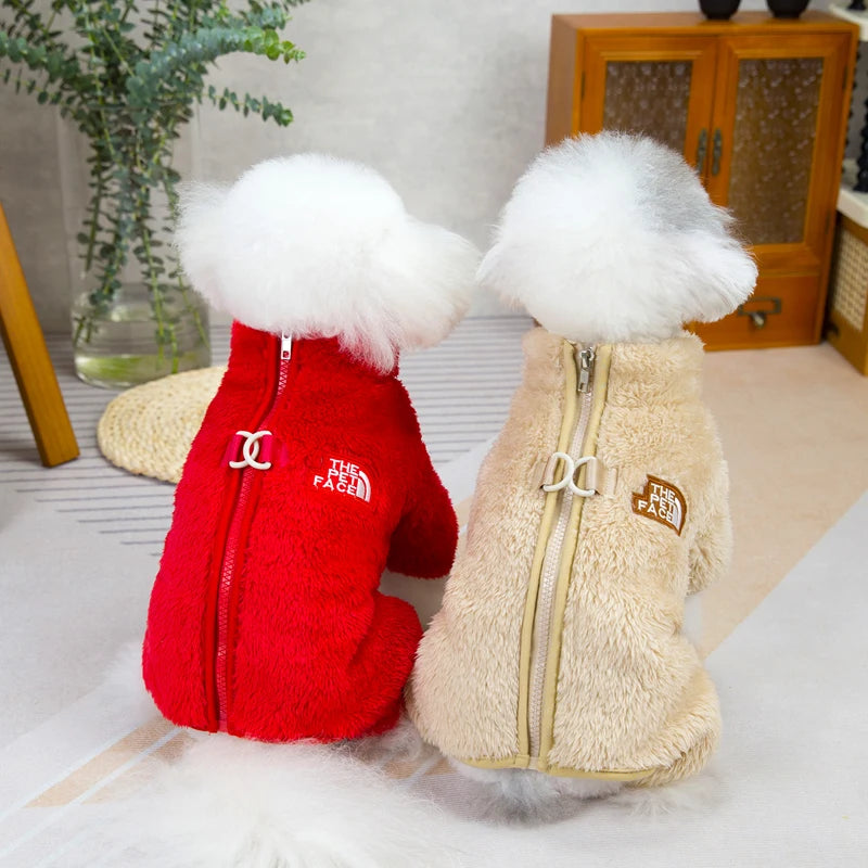 Dog Jumpsuit Coat with Zipper