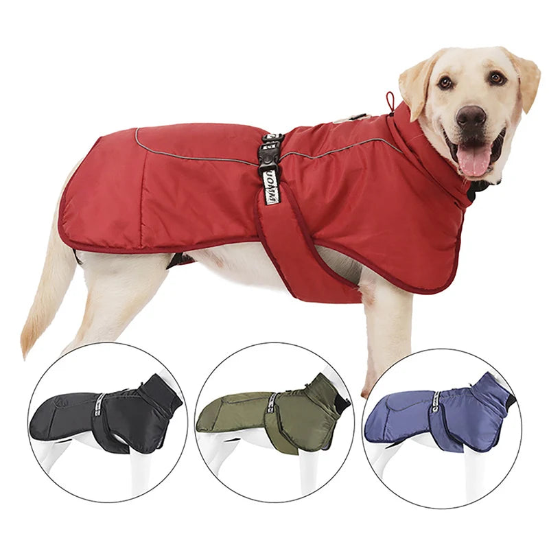 Dog Jacket Windproof Winter Warm