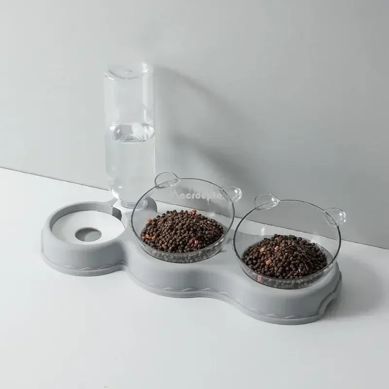 Pet Bowl Automatic Feeder 3-in-1.