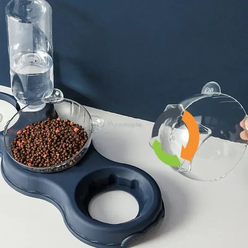 Pet Bowl Automatic Feeder 3-in-1.