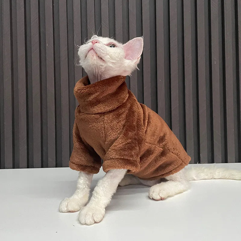 Turtleneck Cat Sweater