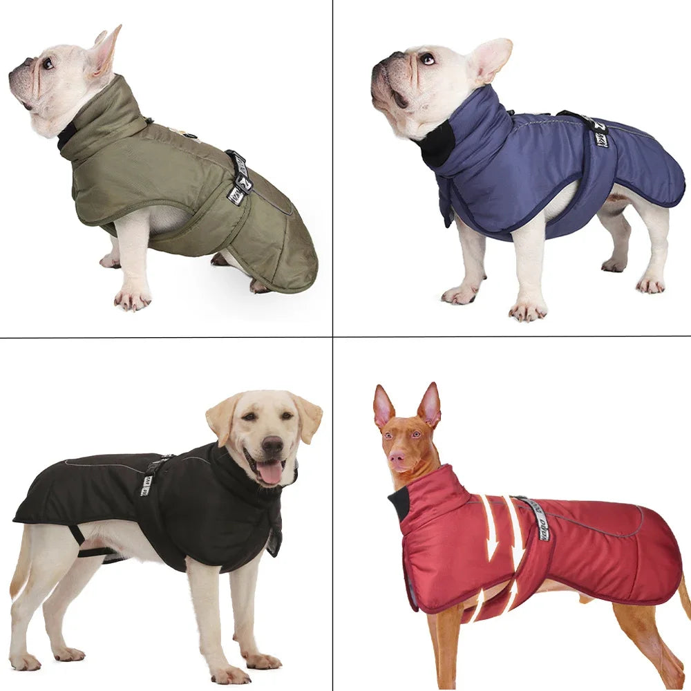 Dog Jacket Windproof Winter Warm