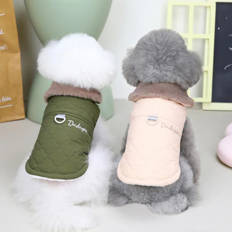 Waterproof Fur Collar Dog Jacket