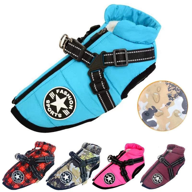 Waterproof  Dog Harness Jacket