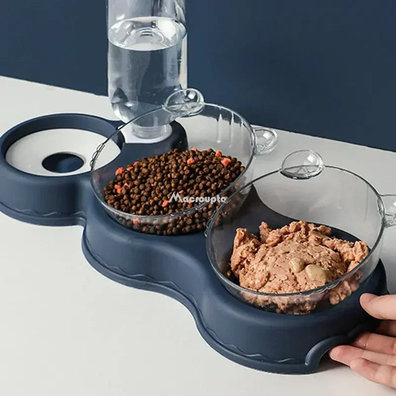 Pet Bowl Automatic Feeder 3-in-1.