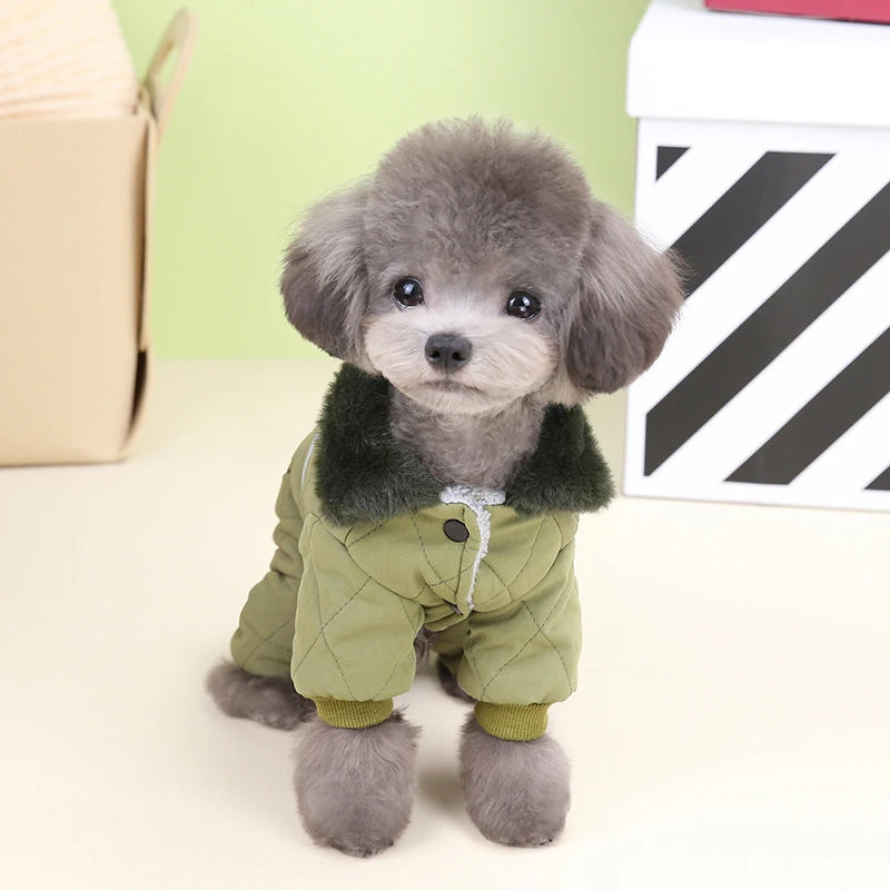 winter dog jacket