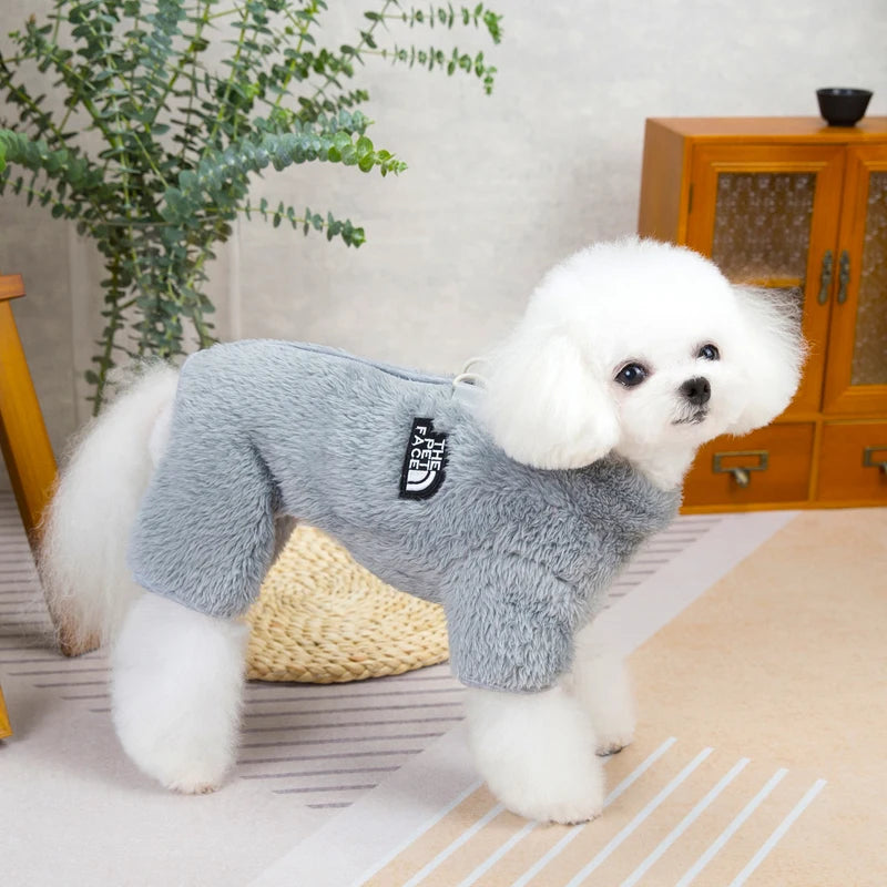 Dog Jumpsuit Coat with Zipper